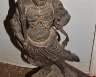 Bronze Asian Roof Guardians 1 of 2