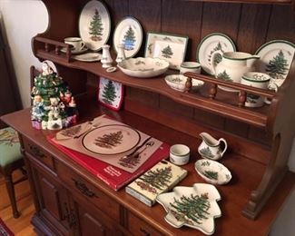 Spode Christmas Tree- Place settings and individual serving pieces