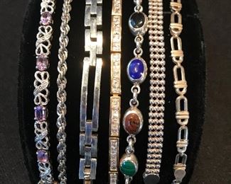 Sterling silver bracelets