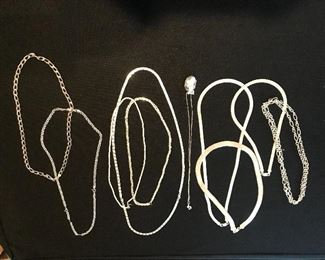 Sterling silver necklaces