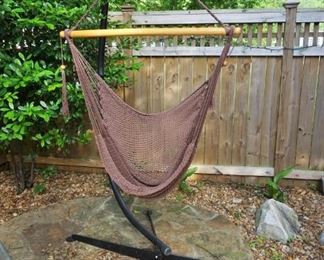 Outdoor freestanding hammock