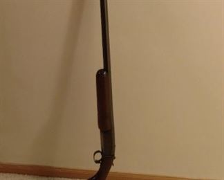 16 gauge, Winchester, model 37 single shot with case and cleaning kit. 
