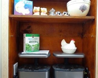 Two Miracle Gro Aero Gardens. 