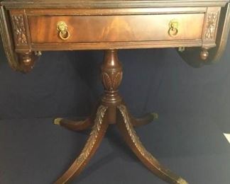 Dropleaf Clawfoot Table https://ctbids.com/#!/description/share/186787