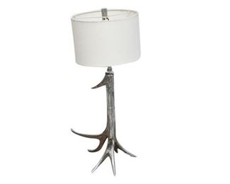 45. Antler Shaped Metal Lamp