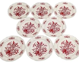 46. 8 pieces of Wedgwood Williamsburg, Iris