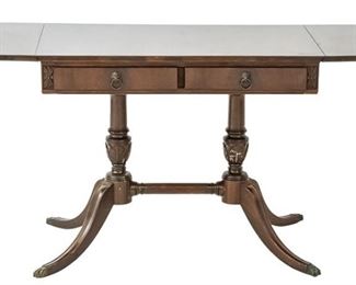 64. Regency Style Sofa Table
