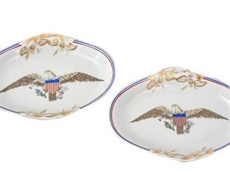 68. Pair MOTTAHEDAH Chinese Export Dishes