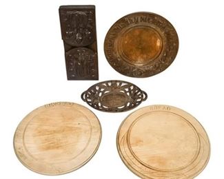 97. Lot of Wood Kitchen Items