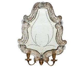 111. Venetian Style Girandole Mirror