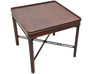 112. Chippendale Style Mahogany End Table