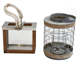 135. Lot of Two 2 Decorative Lanterns