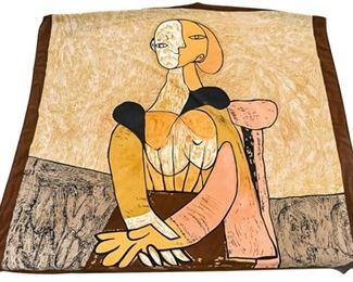 149. Brown tone Picasso Scarf