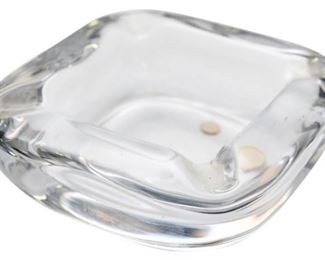 157. Square Crystal Ashtray