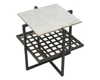 167. Marble Top Table, in the Style of C. R. Macintosh