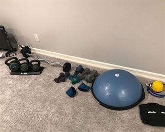 Free weights / exercise items