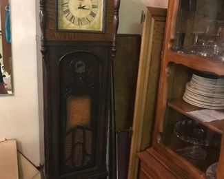 Krosley grandfather clock/radio