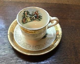 victorian tea cup and saucer