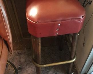 red stool