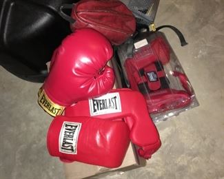 Boxing Gloves, and Head Gear