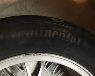 Set of 4 tires - Continental 215/55R16
