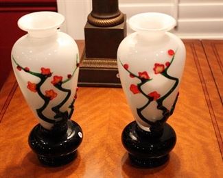 Peking Glass Vases