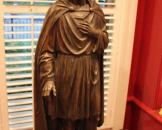 St Martin Wooden Statue