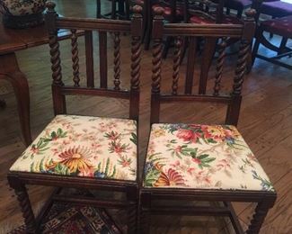 English side chairs