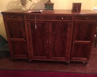 Cherry wood credenza