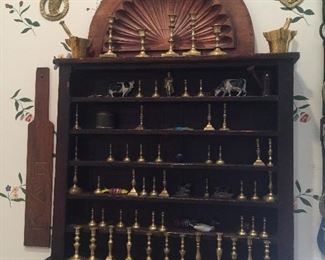 miniture brass candle collection