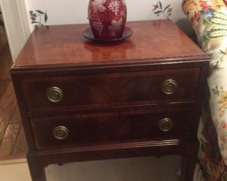 Mahogany side table
