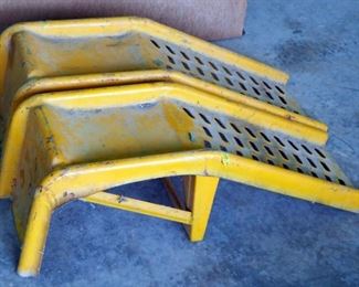 Heavy Duty Steel Auto Ramps Qty 2