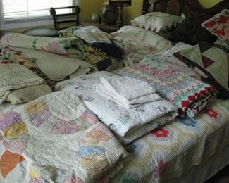 Nice assortment of quilts