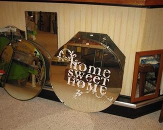 Assortment of mirrors