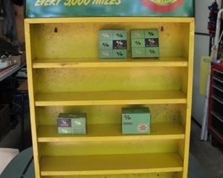 Vintage Chicago Rawhide metal display