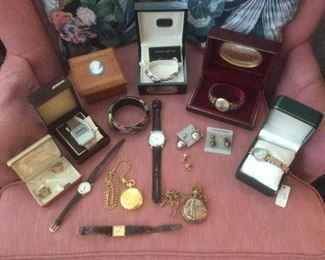 Miscellaneous jewelry and watches ( costume)