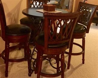 High Top Table & Four Chairs