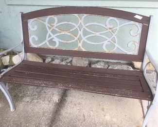 outdoor bench