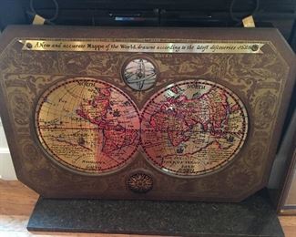 New World Wall Map