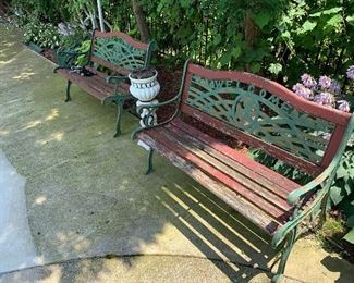GARDEN BENCHES
50” L x 22” W x 32” H