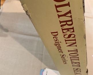 REAL US COINS MONEY LUCITE RESIN TOILET SEAT