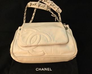 AUTHENTIC CHANEL OVER FLAP PURSE