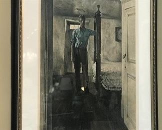 Andrew Wyeth signed print