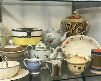 18 & 19th century creamware. 