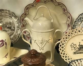 18 & 19th century creamware. 