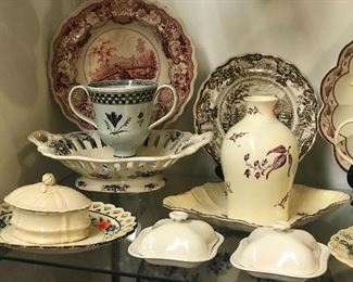 18 & 19th century creamware. 