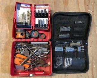 Drill Bits Lots with Cases
