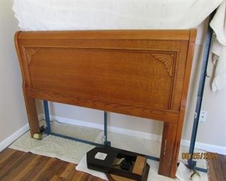 Sleigh headboard, foot board and frame