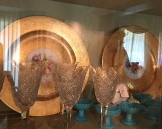 Baccarat crystal purchased in Europe.