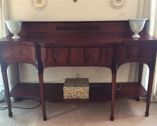 Beautiful English sideboard....Great size....six feet long. condition is very good. great in a dining room or hall.